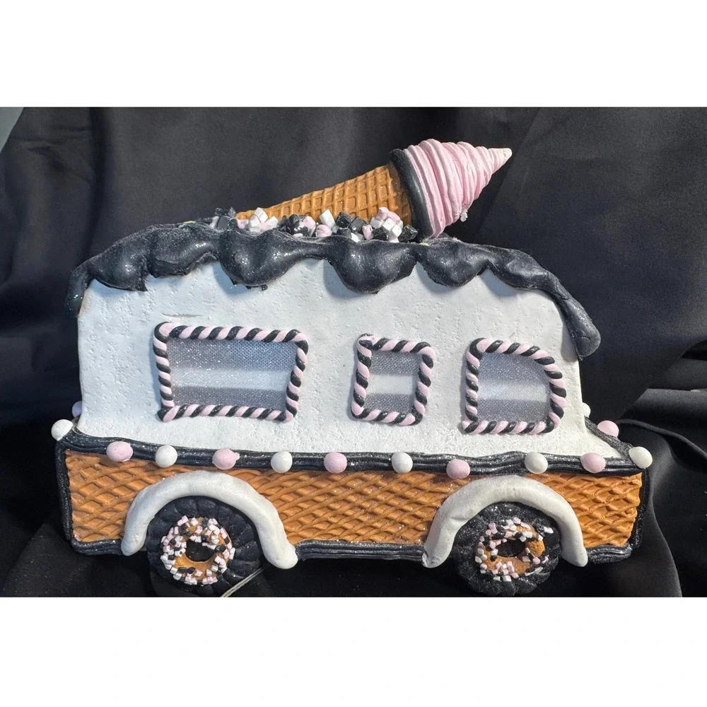 Pastel Halloween I Scream Ice Cream Truck Decor Pink Black Candycorn Lane *READ